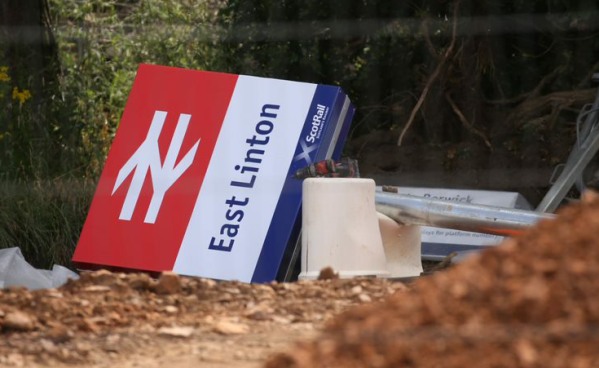 East Linton Station Construction - 2023-07-13